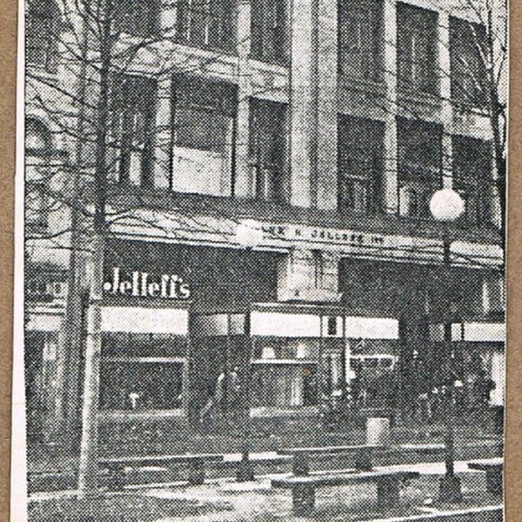 Vintage Jelleff's Washington, DC Cardboard Hat Green & Cream Box - Picture 10 of 11